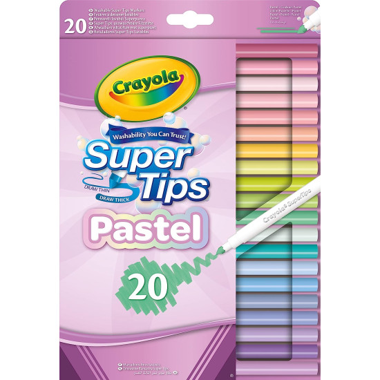 قلم ماركر قابل للغسل - 20 قلم