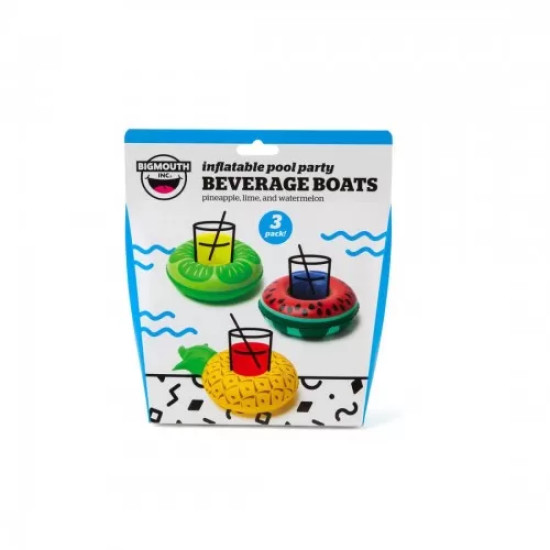 حامل أكواب شكل الفاكهة الاستوائية - 3 قطعة