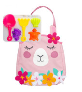 Beach Totes With Sand Toy Play Set - Llama