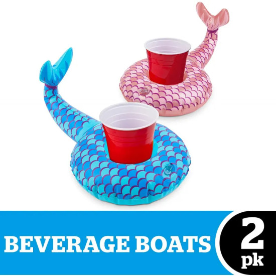 Mermaid Tails Beverage Boat - 2 pcs