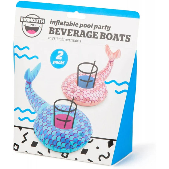 Mermaid Tails Beverage Boat - 2 pcs