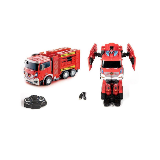 Troopers Velocity Transforming Robot Fire Truck