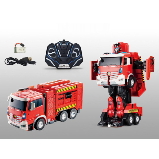 Troopers Velocity Transforming Robot Fire Truck
