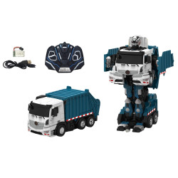 Troopers Velocity Transforming Robot Fire Truck - black