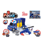 Police Car Toy with Police Costume Gear Accessories Kit