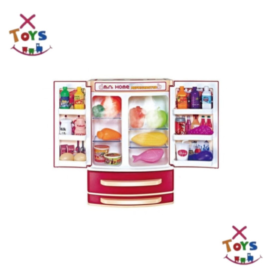 Mini Appliance Interactive Refrigerator with Cutlery