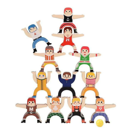 لعبة مكعبات البناء والتوازن