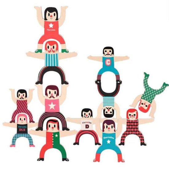 لعبة مكعبات البناء والتوازن