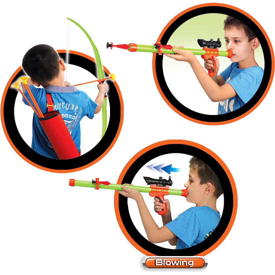 Kids Archery Bow Arrow Toy Set with Targets
