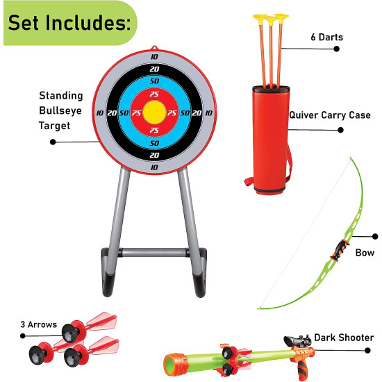 Kids Archery Bow Arrow Toy Set with Targets
