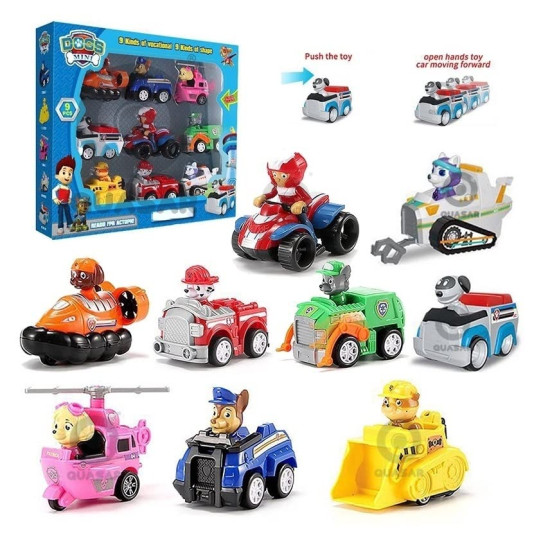 Paw Patrol Playset (9 Pcs)