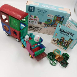 Magnetic Building Tiles (43 Pcs)