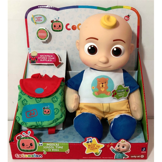Cocomelon Roto Plush - Back To School Jj Doll