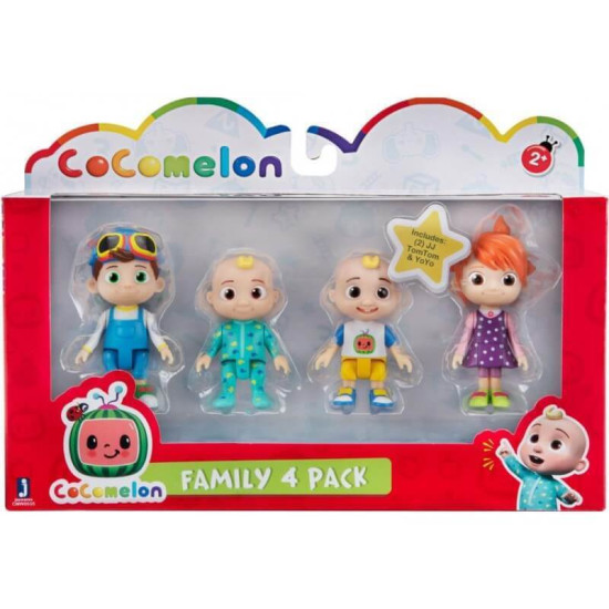 Cocomelon 4 Figures Pack - Family Set