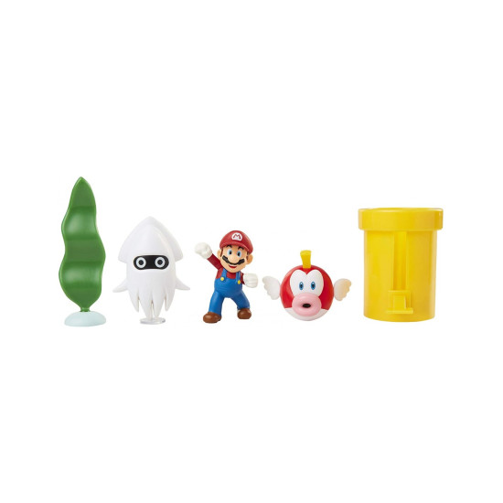 Super Mario Underwater Diorama Playset