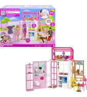 Barbie Dollhouse Playset 4 Play Areas - 2 Levels