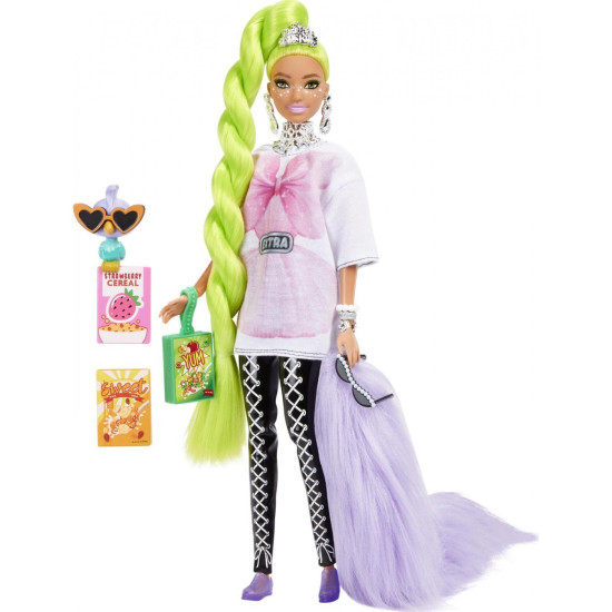 Extra Neon Green Hair Doll