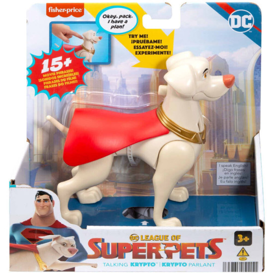 League Of Super Pets Talking Krypto Figure