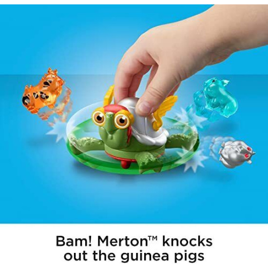 Super Pets Power Spin Merton The Turtle Figure