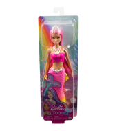 Barbie Pink Hair With Pink & Yellow Ombre Mermaid