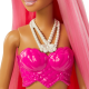 Barbie Pink Hair With Pink & Yellow Ombre Mermaid