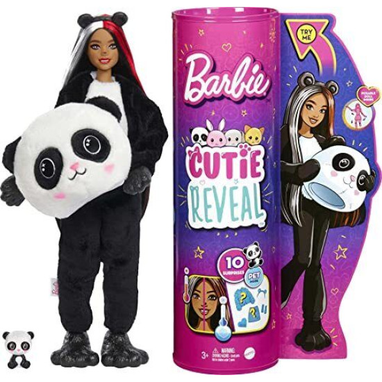 Cutie Reveal Doll with Panda Plush Costume
