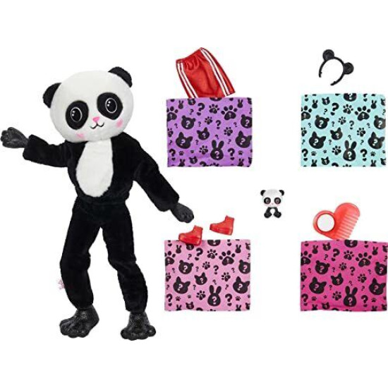 Cutie Reveal Doll with Panda Plush Costume