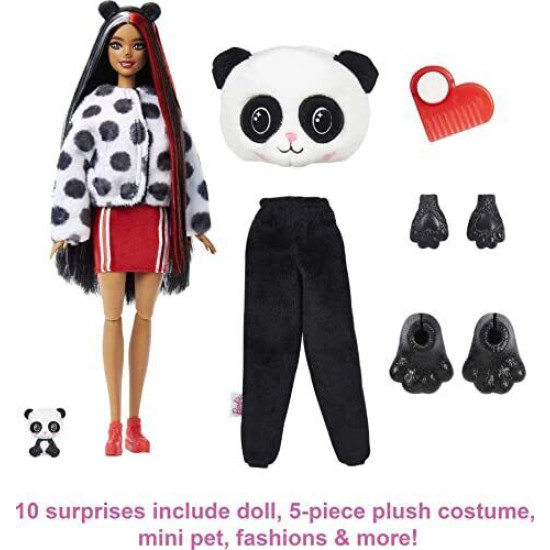 Cutie Reveal Doll with Panda Plush Costume