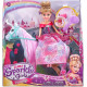 Sparkle Girlz Dolls Playset- Doll & Horse -10.5 Inch