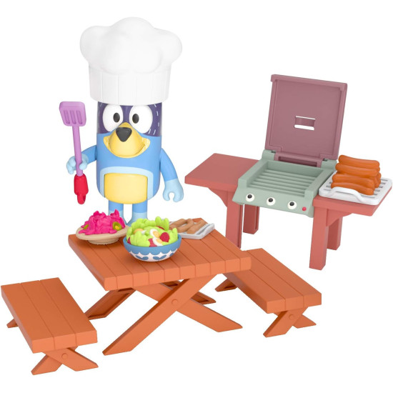 Bluey Mini Playset- Dad’S Backyard Bbq