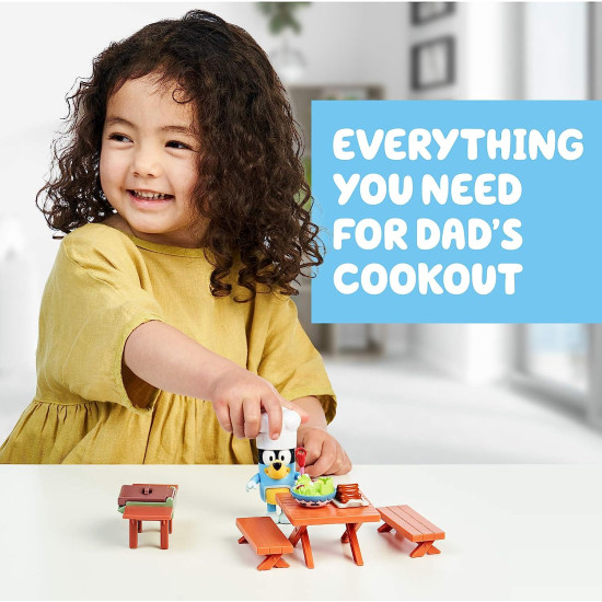 Bluey Mini Playset- Dad’S Backyard Bbq