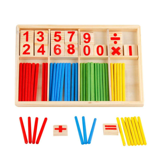 Mathematical Intelligence Wooden Sticks