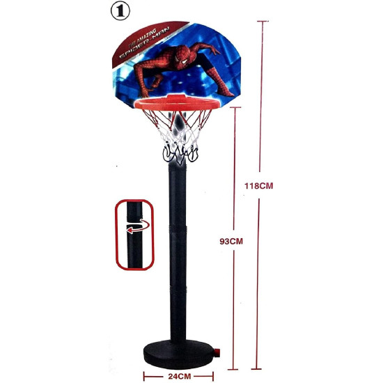 SpiderMan Basketball Stand Set