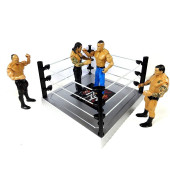 4 Wrestling Action Figures Models Set