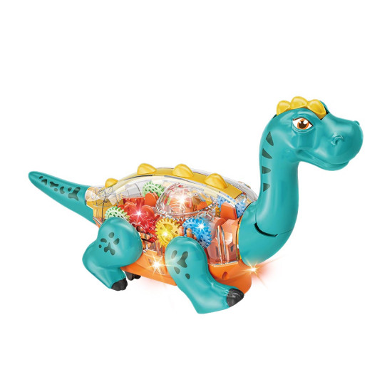 Transparent Educational Dinosaur - Blue