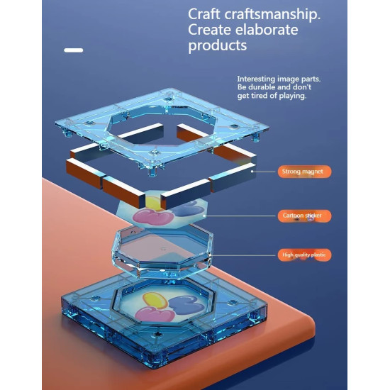 Magnetic Building Tiles (45 Pcs)