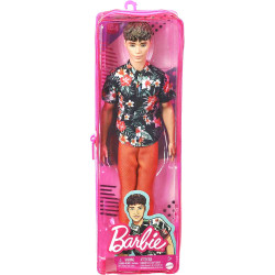 Ken Fashionistas Doll Floral Hawaiian Shirt