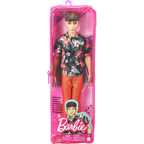 Ken Fashionistas Doll Floral Hawaiian Shirt