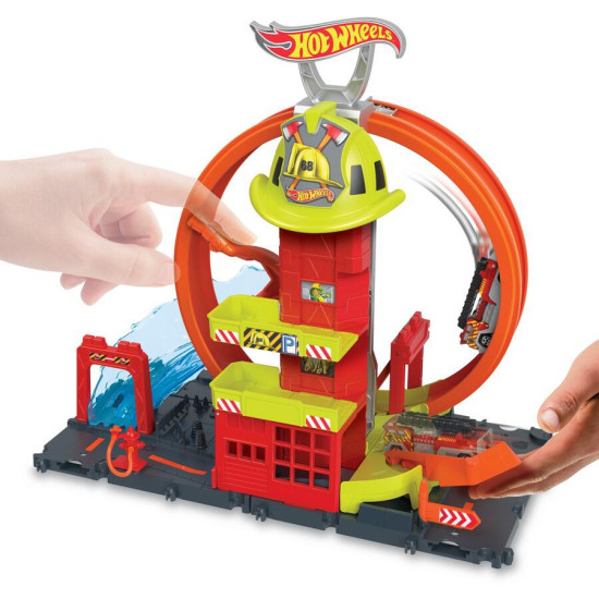 City Super Fire Station - Hot Wheels