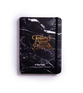 Marble Luxury Notebook - Black