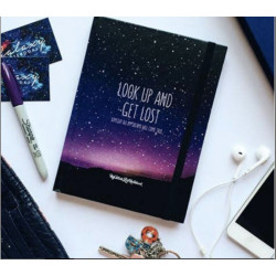 Galaxy Sketchbook Purple -A6 Small Size