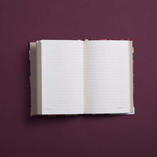 Floral (Al Alb) Notebook- Hardcover Large 