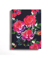 Floral (Ful Ou Yasmin) Notebook- Hardcover Large  