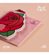 Trendy Wire Notebook Rose