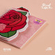 Trendy Wire Notebook Rose