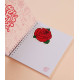 Trendy Wire Notebook Rose