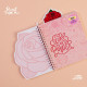 Trendy Wire Notebook Rose