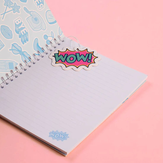 Trendy Wire Notebook Wow