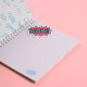 Trendy Wire Notebook Wow