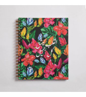 Floral (Al Alb) Wire Notebook- Small